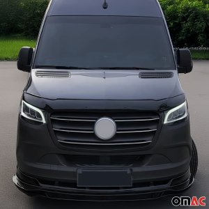 Mercedes Benz Sprinter W907 Front Bumper Lip - Omac - ABS - black - 2018